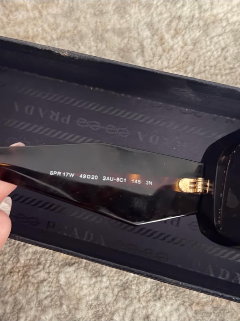 Authentic Prada Rectangular Sunglasses - Picture 4 of 5